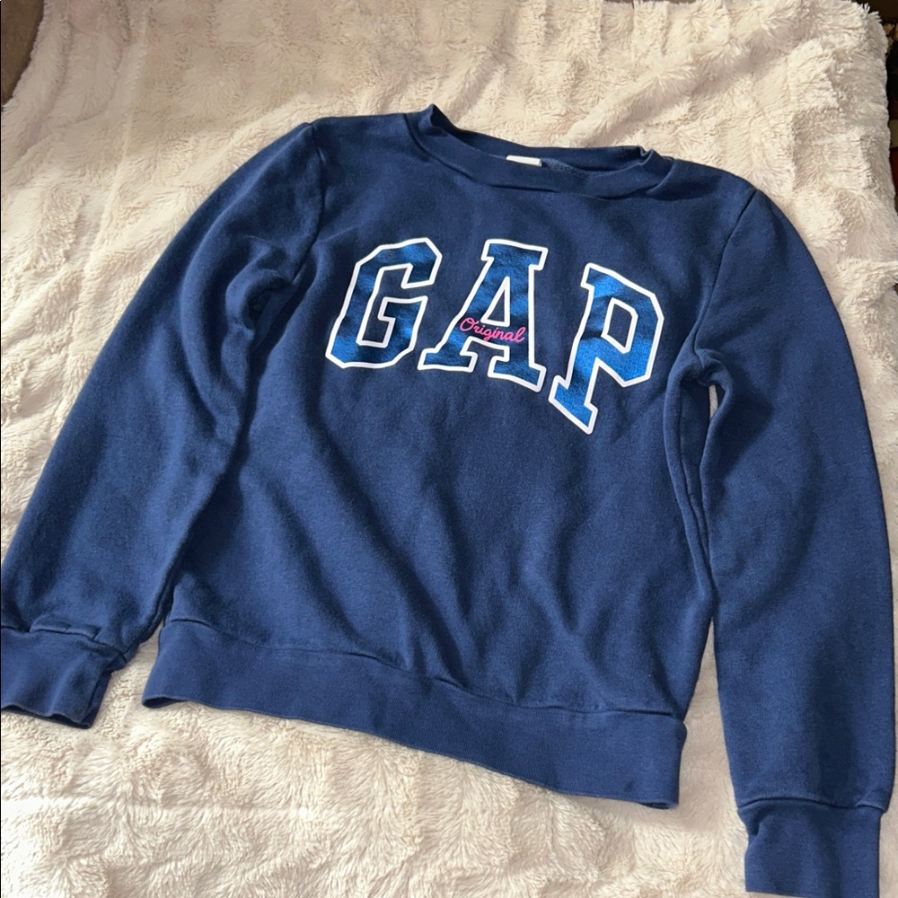 GAP Kids Navy Crew Neck Sweatshirt